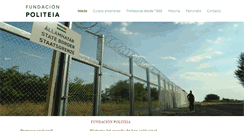 Desktop Screenshot of fundacionpoliteia.org