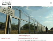 Tablet Screenshot of fundacionpoliteia.org